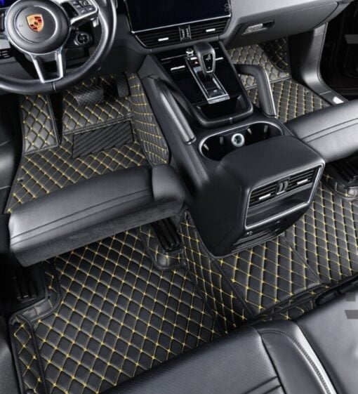 Black with Yellow Stitching - Diamond Series