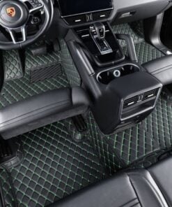 Black with Green Stitching - Diamond Series
