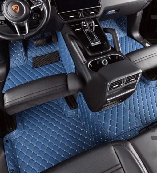 Blue with Beige Stitching - Diamond Series